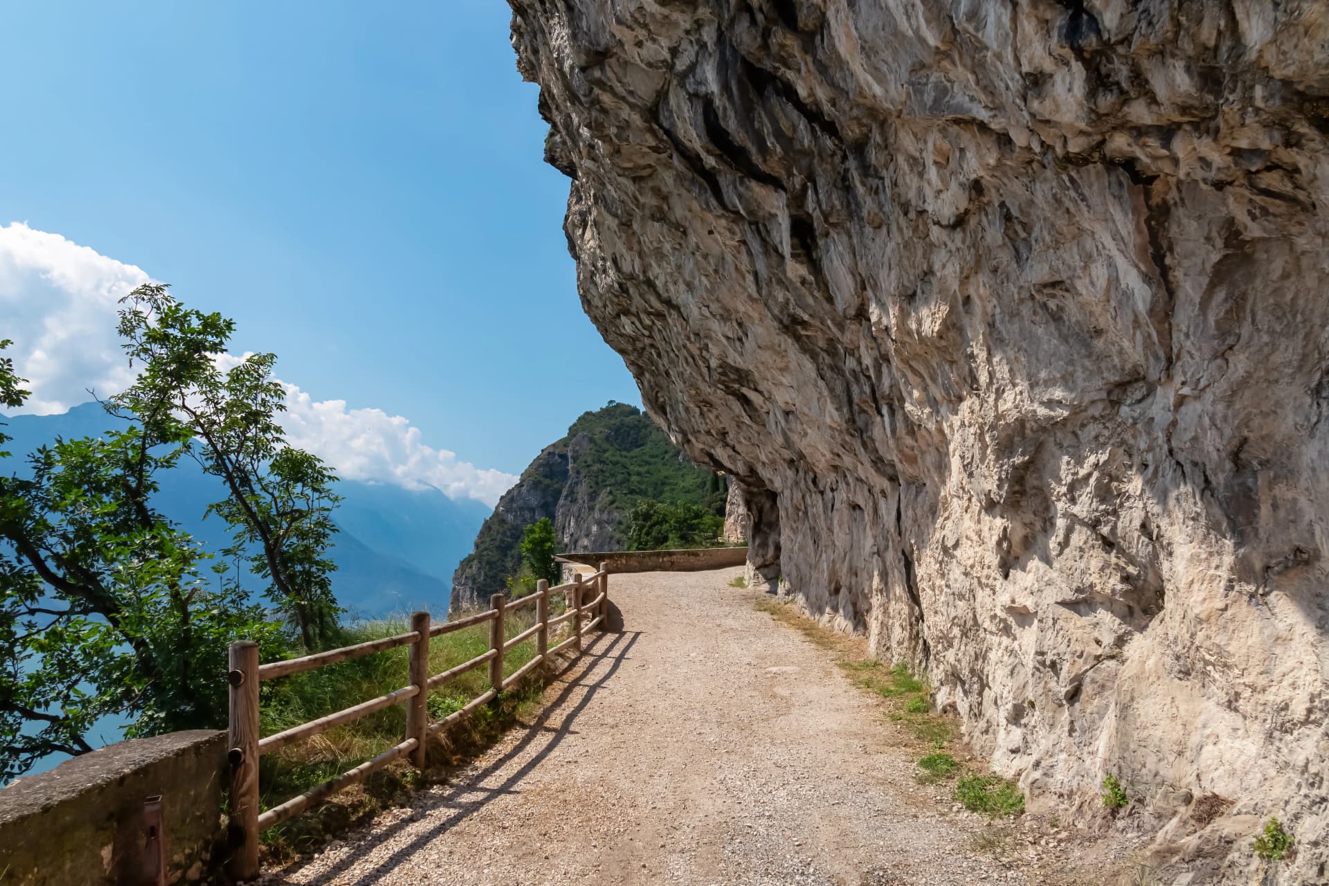 Hiking and cyclist trail Sentiero del Ponale