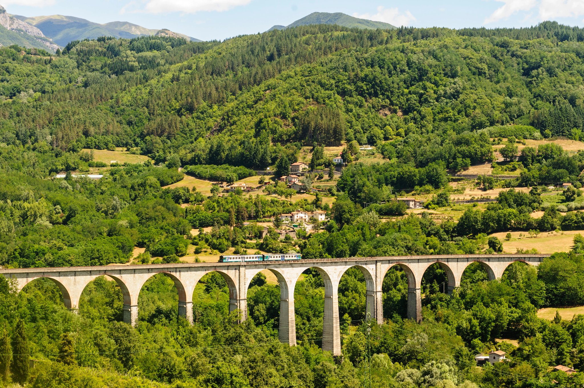 Landskab i Garfagnana (Toscana)