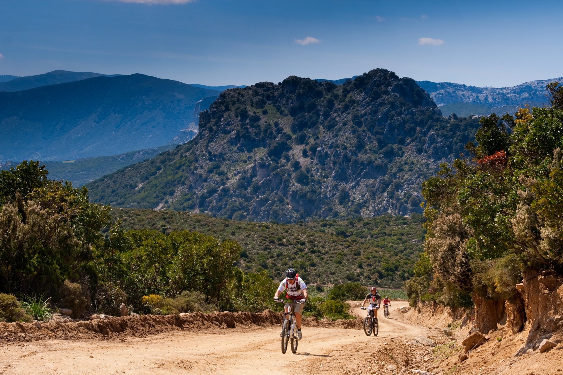 Sardinia between mountains and sea - Riding mountain bike