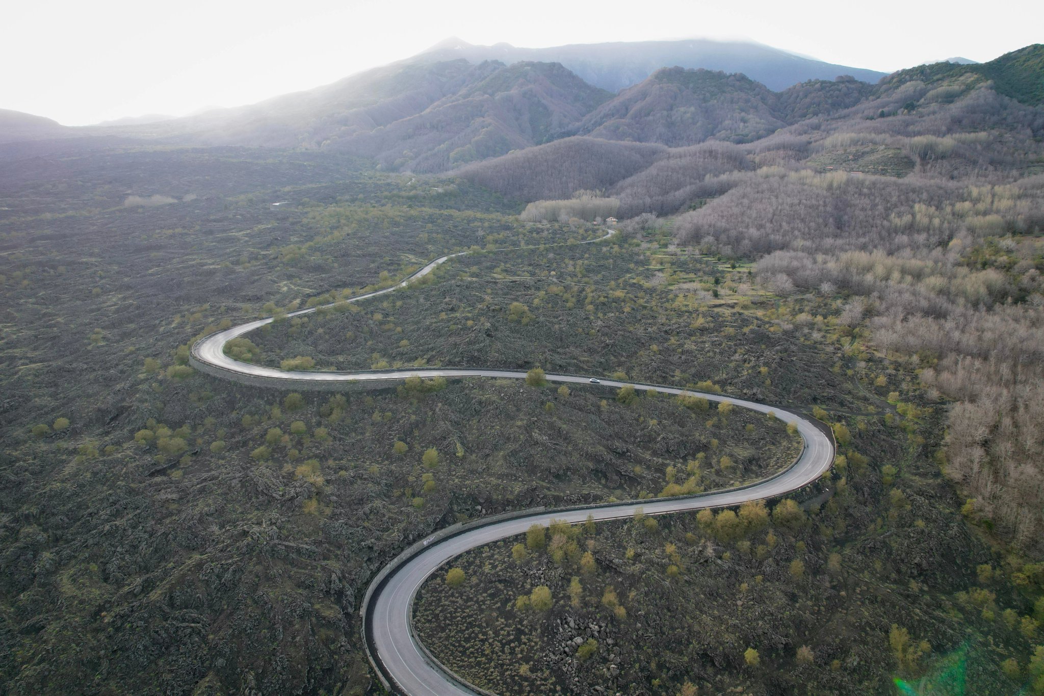 Straße in den Bergen