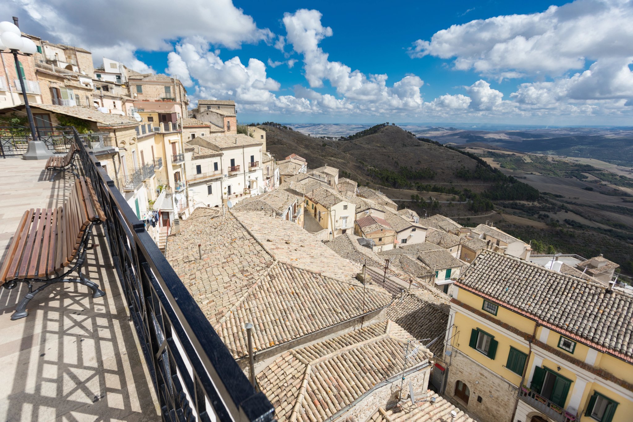 Panorama di Sant'agata di puglia, gargano