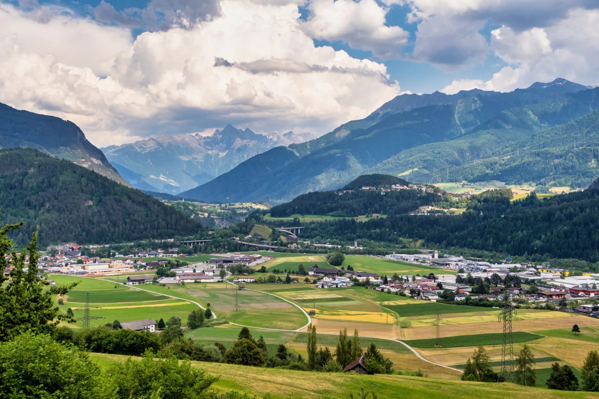 Town of Imst in Tirol, Austria, Europe