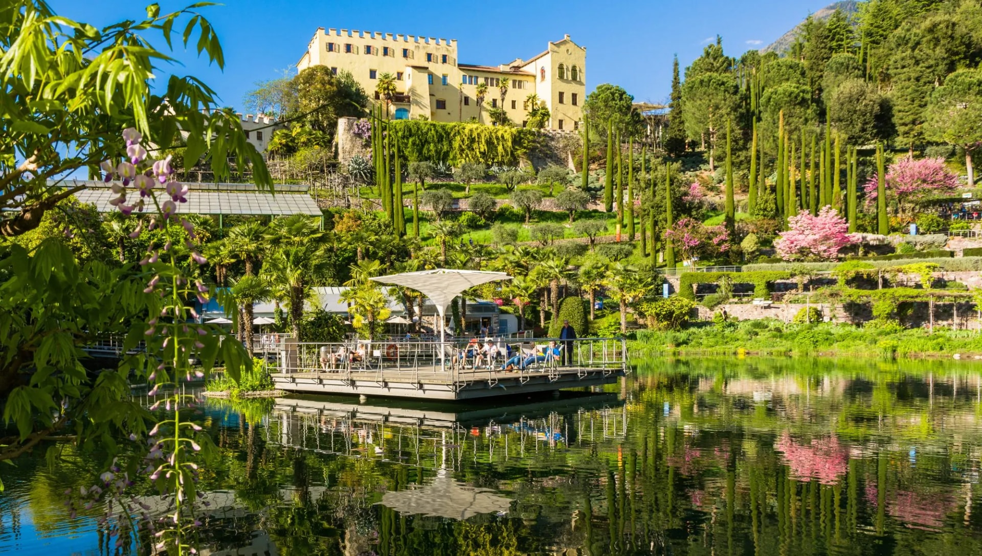 Botanic gardens of trauttmansdorff castle merano