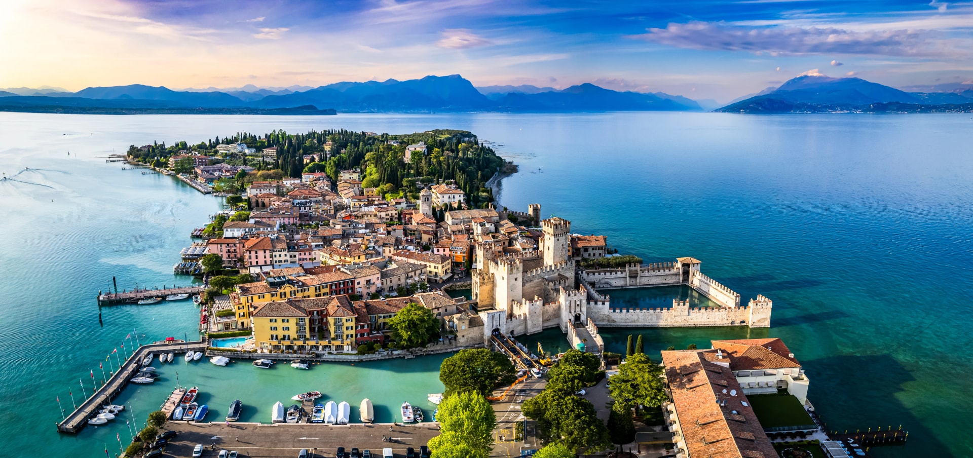 old town and port of Sirmione