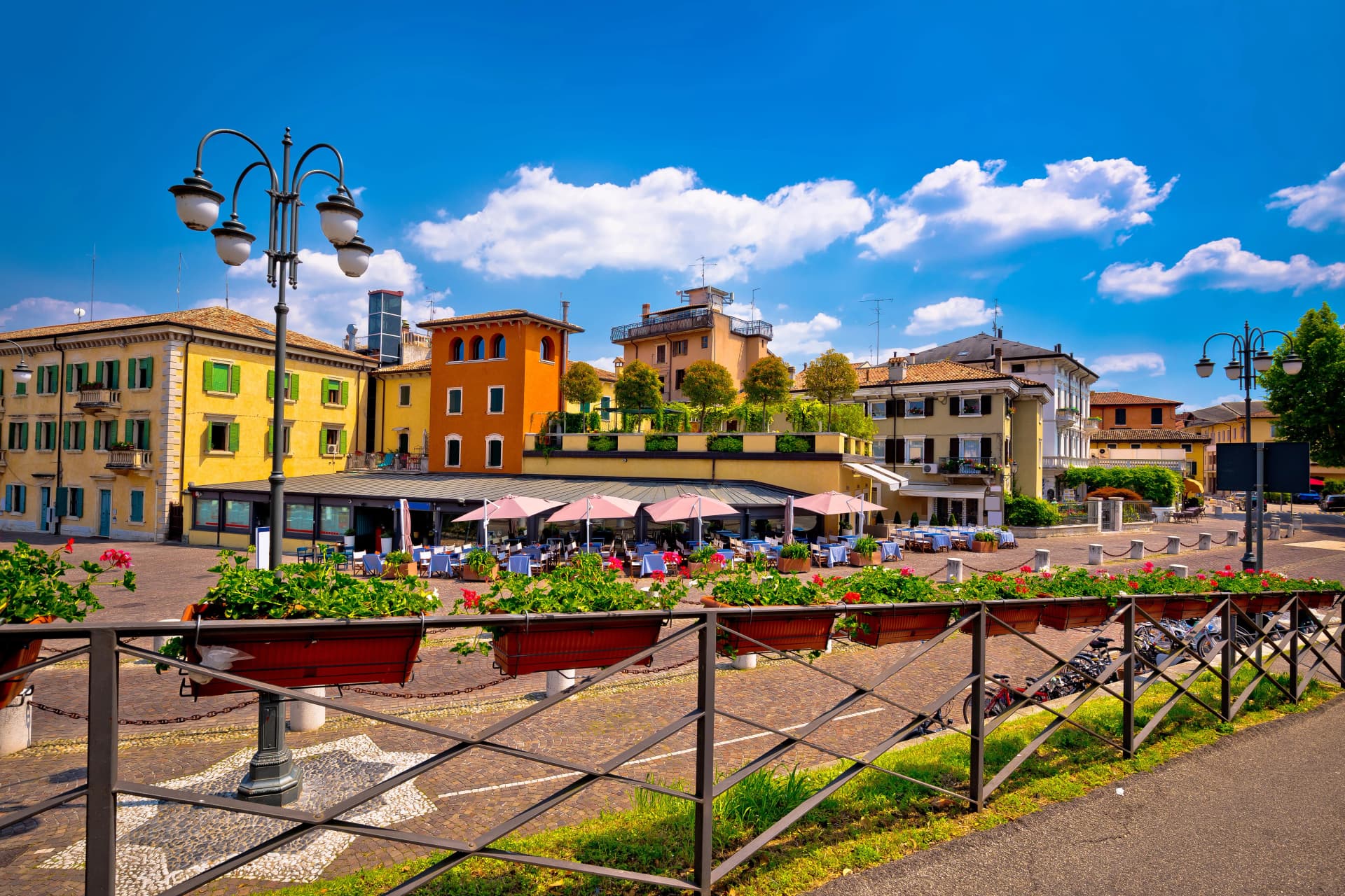 The colorful Peschiera del Garda