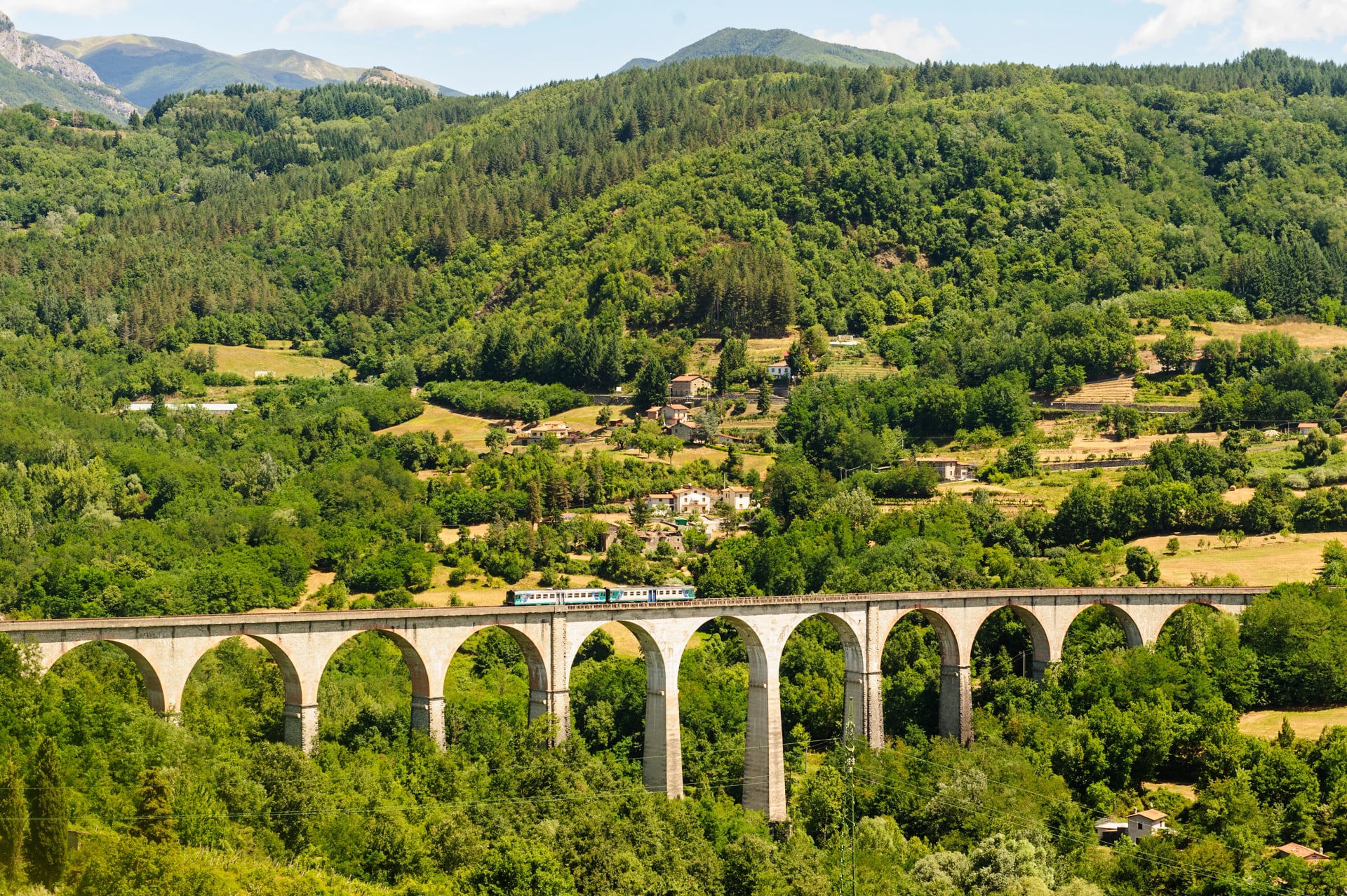 Landscape in Garfagnana (Tuscany)