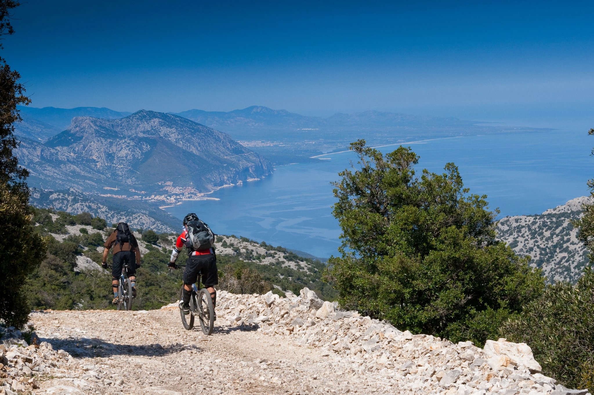 Sardinia between mountains and sea - Riding mountain bike