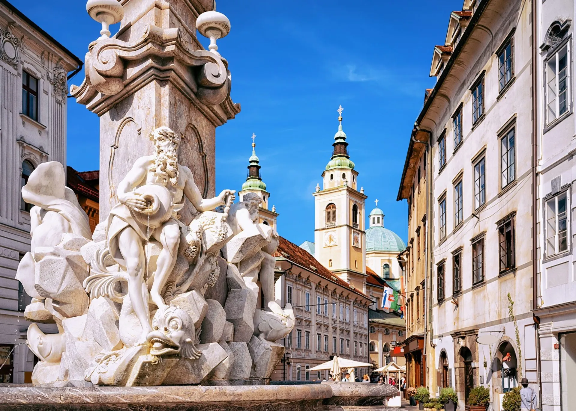 Fragment of robba fountain in ljubljana slovenia stockpack adobe stock scaled