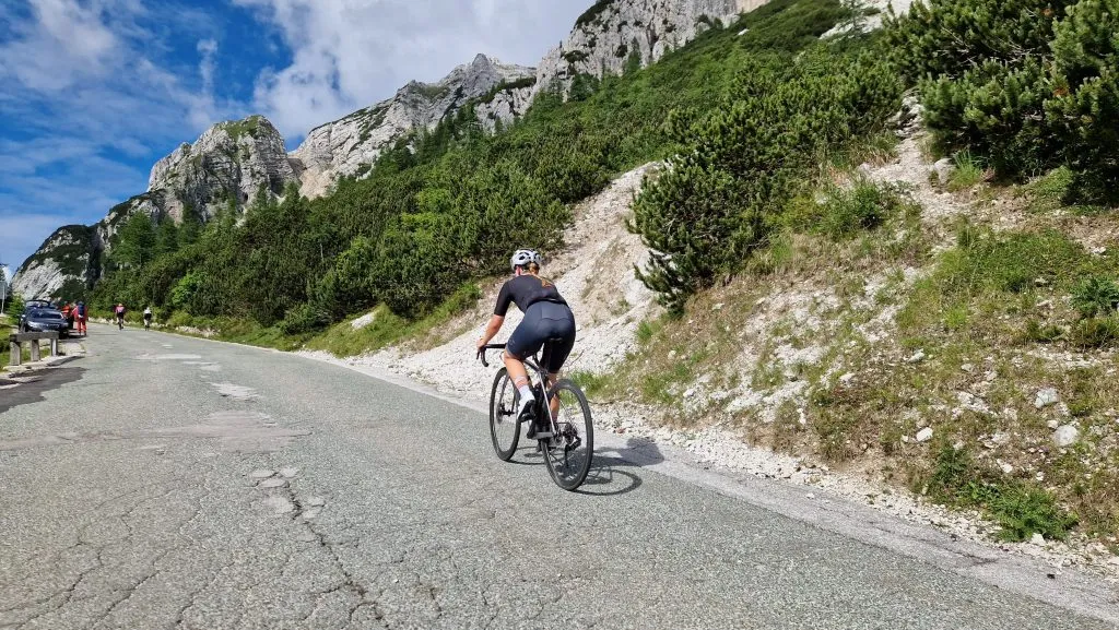 Ascending Vršič Pass